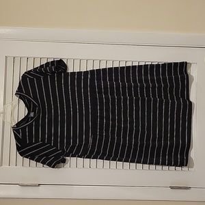 NWOT Wikd Fable striped oversized babydoll dress sz Small